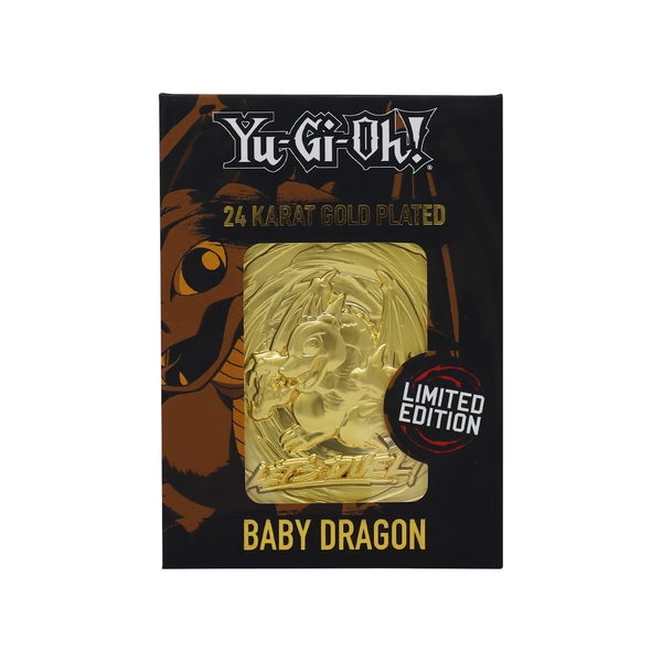 Yu-Gi-Oh! - Baby Dragon 24K Gold Metal Card