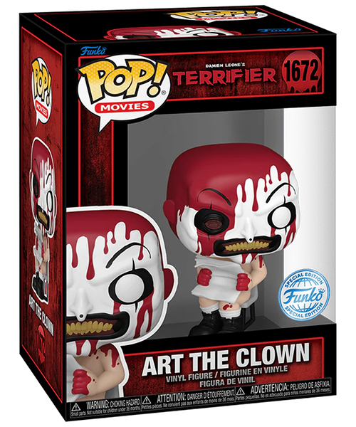 Terrifier - Art The Clown With Newspaper 1672 - Funko Pop! Vinyl