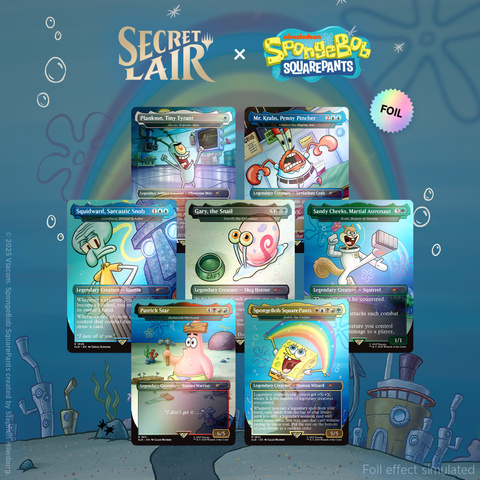 Secret Lair x Spongebob - Legends of Bikini Bottom Foil Edition