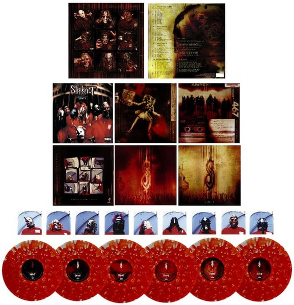 Slipknot - 25th Anniversary 6LP Blood Splatter Box Set