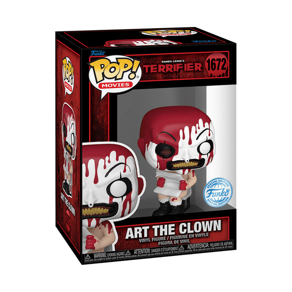 Terrifier - Art The Clown With Newspaper 1672 - Funko Pop! Vinyl