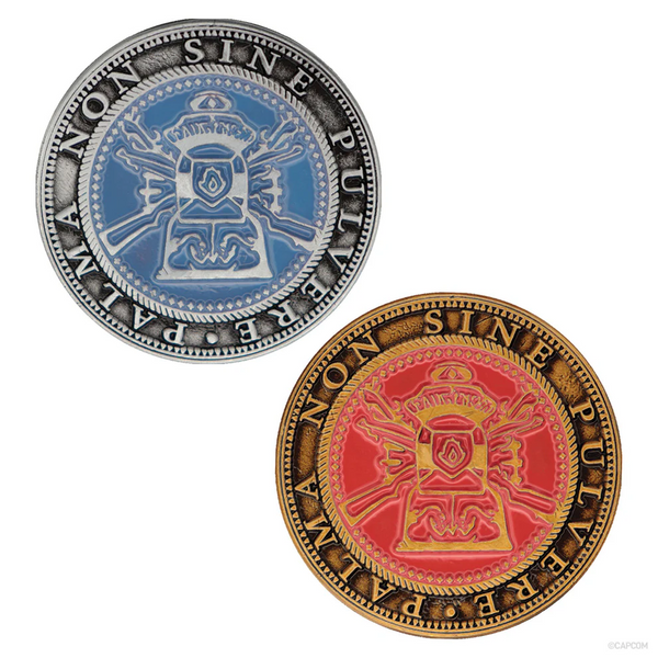 Resident Evil 4 - Set of Two Metal Shooting Gallery Tokens