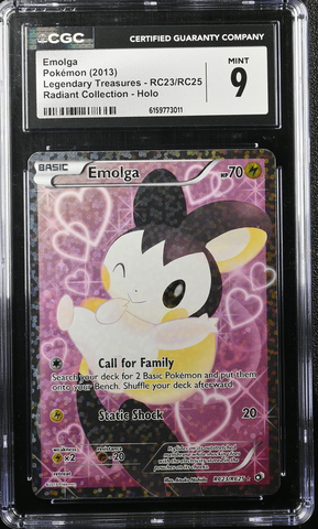 Pokemon - Emolga RC23 - Radiant Collection - CGC 9