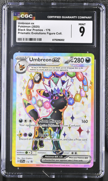 Pokemon - Umbreon 176 - Prismatic Evolutions - CGC 9