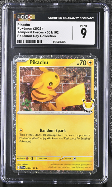 Pokemon - Pikachu Pokemon Day Collection - CGC 9