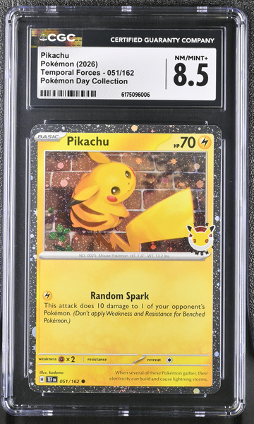 Pokemon - Pikachu Pokemon Day Collection - CGC 8.5