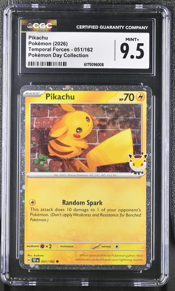 Pokemon - Pikachu Pokemon Day Collection - CGC 9.5
