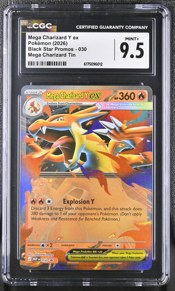 Pokemon - Mega Charizard Y EX 030 - CGC 9.5