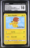 Pokemon - Ash's Pikachu SM113 - Black Star Promo - CGC 10