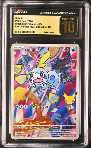 Pokemon - Sobble 054 - First Partner Series 2 - CGC Pristine 10