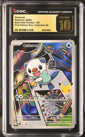 Pokemon - Oshawott 051 - First Partner Series 2 - CGC Pristine 10