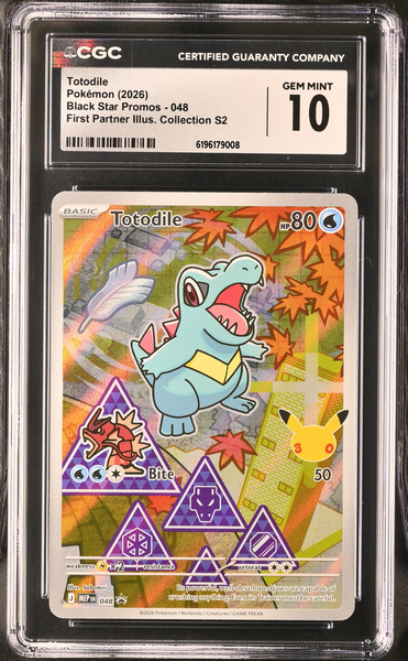 Pokemon - Totodile 048 - First Partner Series 2 - CGC 10