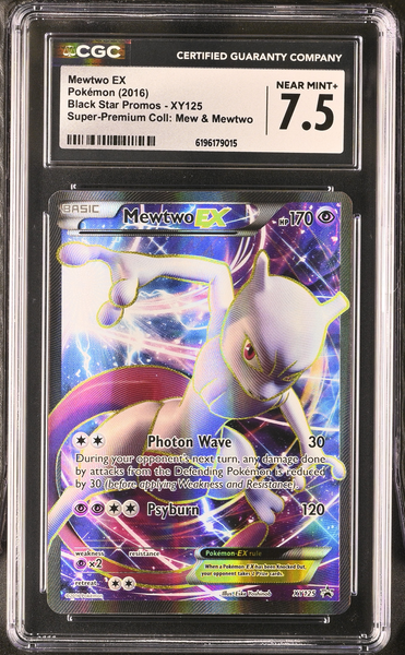 Pokemon - Mewtwo XY125 - Black Star Promo - CGC 7.5