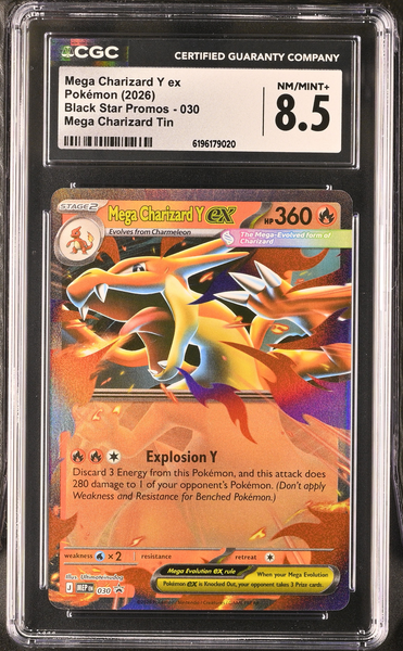 Pokemon - Mega Charizard Y EX 030 - Black Star Promo - CGC 8.5