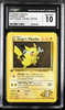 Pokemon - Lt. Surge's Pikachu 1st Edition - Gym Heroes - CGC 10