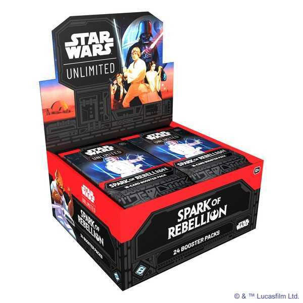 Star Wars: Unlimited - Spark of Rebellion - Booster Display