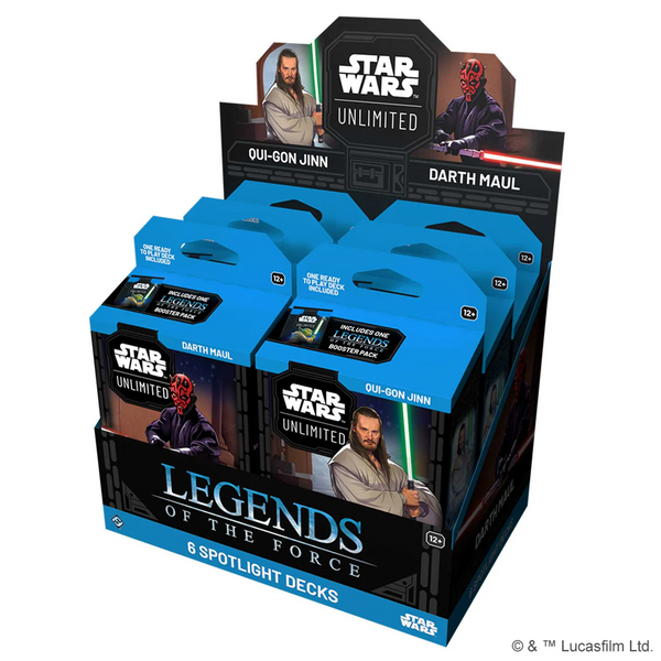 Star Wars: Unlimited - Legends of the Force - Deck Display