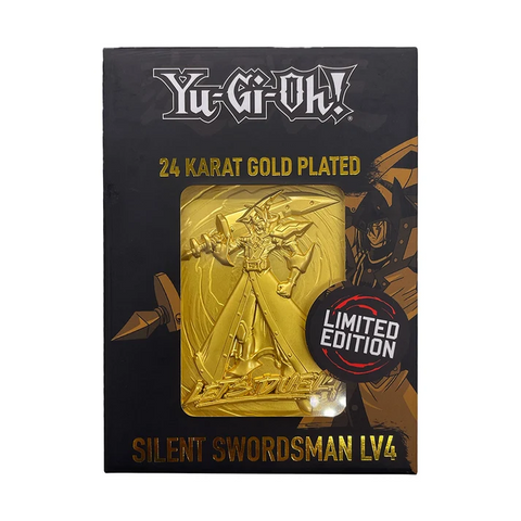 Yu-Gi-Oh! - Silent Swordsman 24K Gold Metal Card