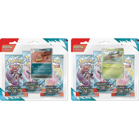 Pokémon - Journey Together - 3-Pack Blister CDU
