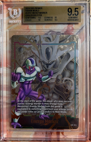 Dragon Ball Super - Cooler Gold Energy Marker E01-12 - BGS 9.5