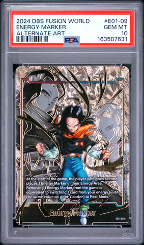 Dragon Ball Super - Android 17 Gold Energy Marker E01-08 - PSA 10