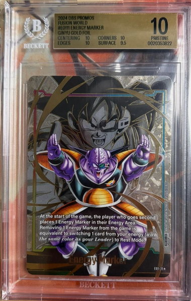 Dragon Ball Super - Ginyu Gold Energy Marker E01-11 - BGS 10