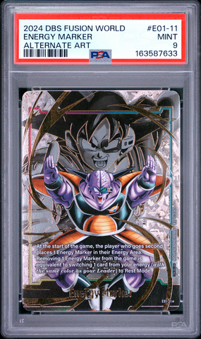 Dragon Ball Super - Ginyu Gold Energy Marker E01-11 - PSA 9
