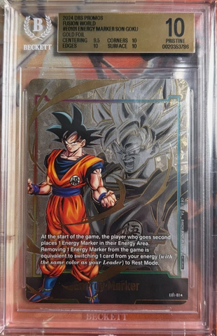 Dragon Ball Super - Goku Gold Energy Marker E01-01 - BGS 10