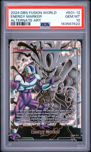Dragon Ball Super - Cooler Gold Energy Marker E01-12 - PSA 10