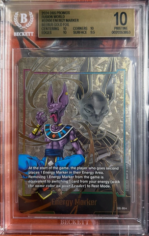 Dragon Ball Super - Beerus Gold Energy Marker E01-06 - BGS 10