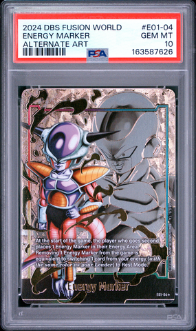 Dragon Ball Super - Frieza Gold Energy Marker E01-04 - PSA 10