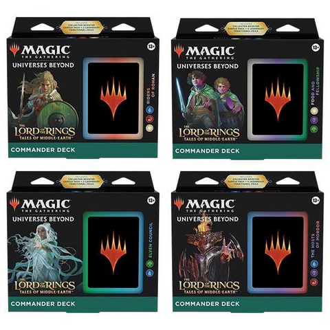 Magic: The Gathering - LOTR Tales of Middle-Earth - Commander Deck Display