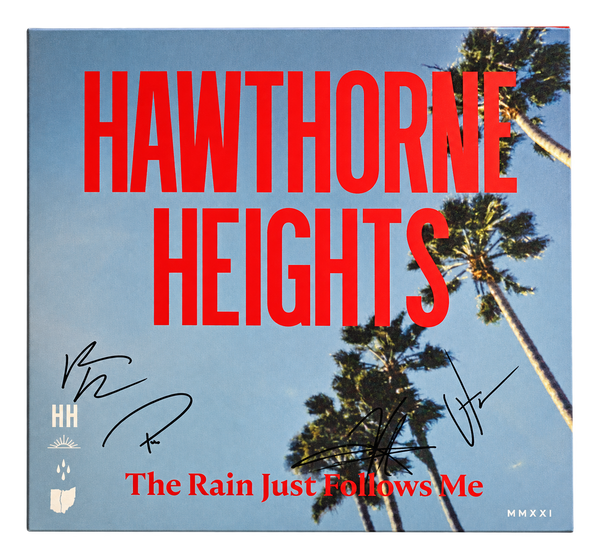 Hawthorne Heights - The Rain Just Follows Me Vinyl Signed