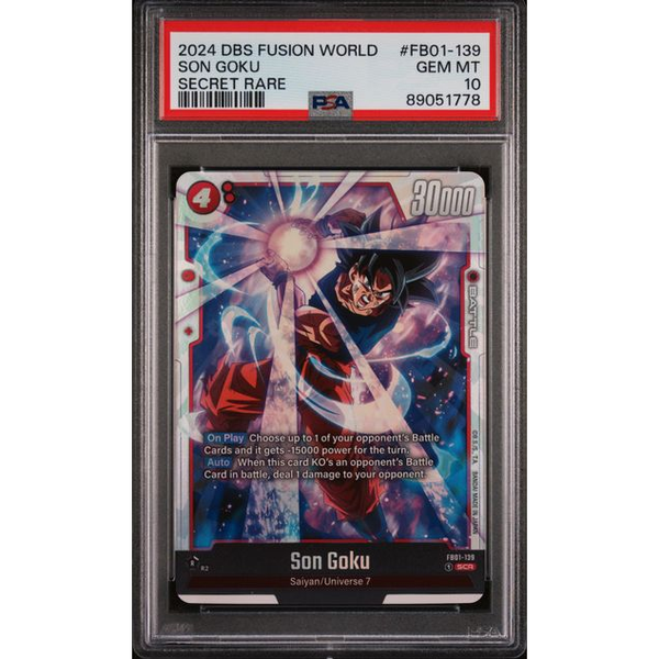 DBS - Fusion World - Son Goku Secret Rare FB01-139