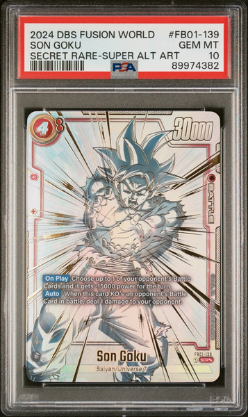 DBS - Fusion World - Son Goku Secret Super Rare