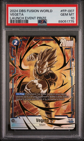 DBS - Fusion World - Launch Event Prize Vegeta